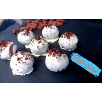 Perles chocolatées  orange et chocolat blanc keto (paquet de 4)